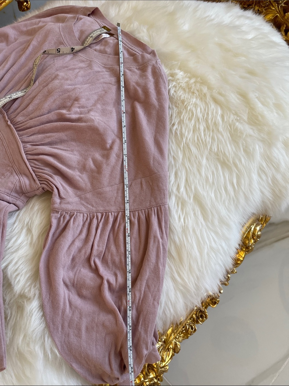 Free People Mauve Long-Sleeve Peplum Tunic - Picture 4 of 6